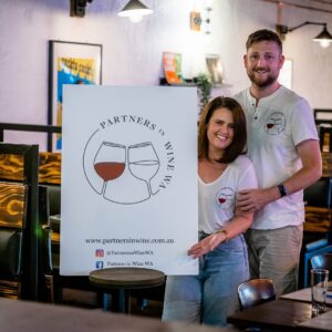 the owners of Partners in Wine WA. Kirk & Rebecca Austin