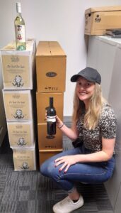 Donna testimonial who was very happy buying their corporate wine from Partners in Wine WA