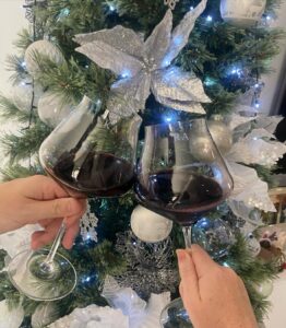 Christmas wine corporate order