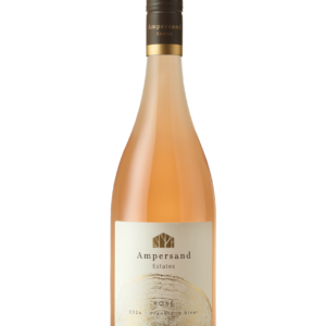 A bottle of wine, Ampersand Estate rose.