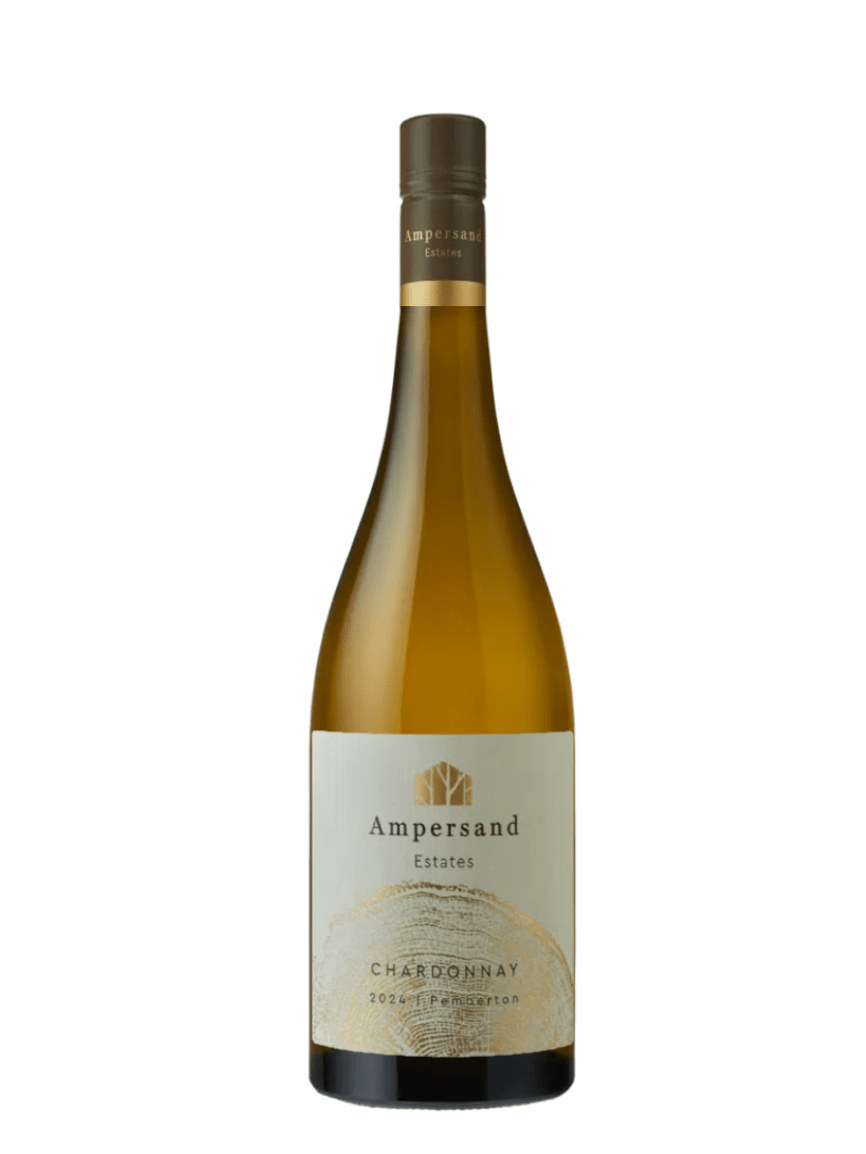 ampersand chardonnay wine bottle, new design.