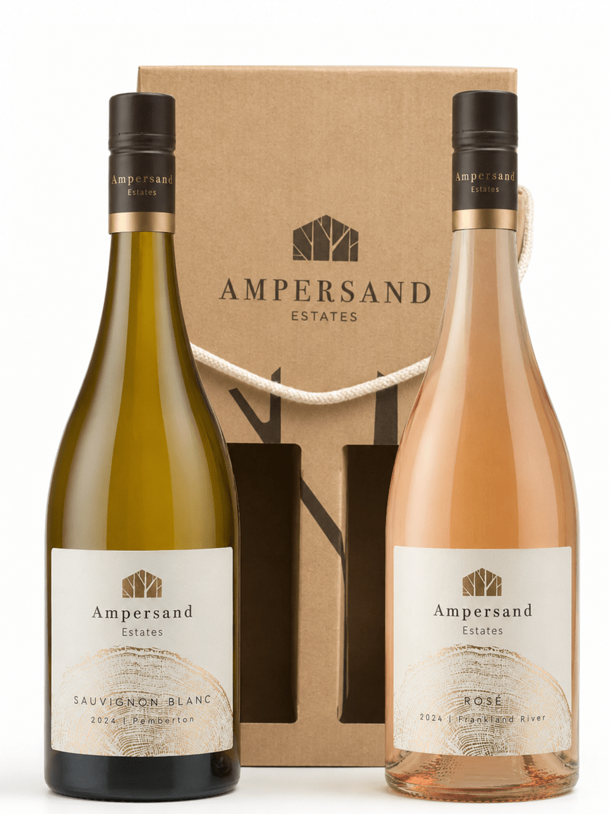 ampersand sauvignon blanc and rose wine gift pack