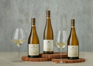 ampersand white wine bottles.
