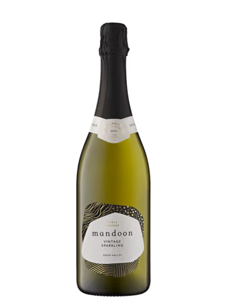 mandoon estate 2022 vintage sparkling wine bottle