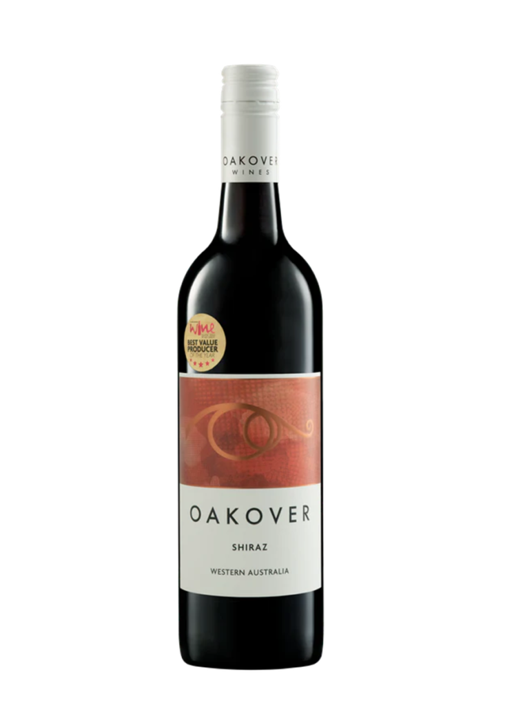 oakover shiraz wine bottle 2022 vintage