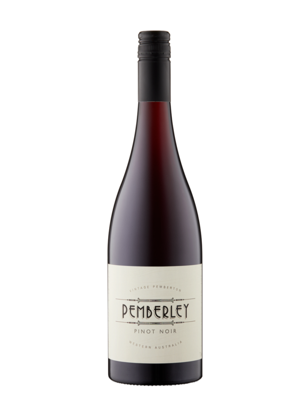 high resolution image of pemberley pinot noir wine bottle.