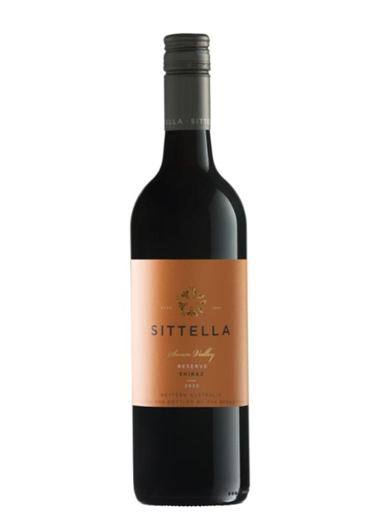 Sittella reserve shiraz wine bottle