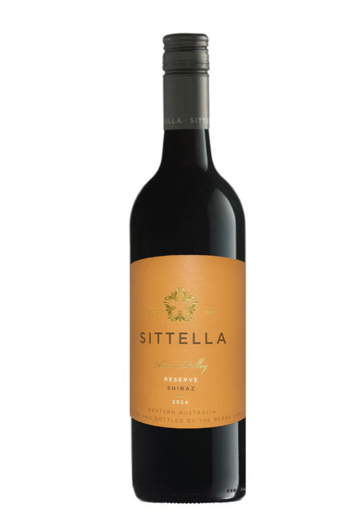 sittella reserve shiraz wine bottle from the swan valley
