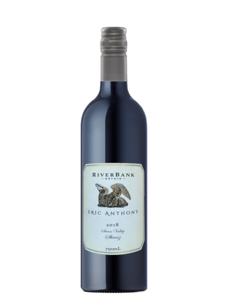 Riverbank eric anthony 2018 swan valley shiraz wine bottle