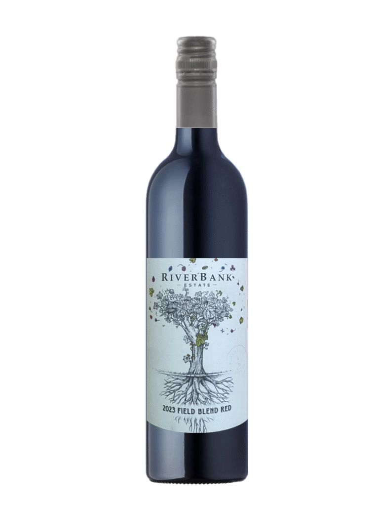 riverbank field blend red wine bottle