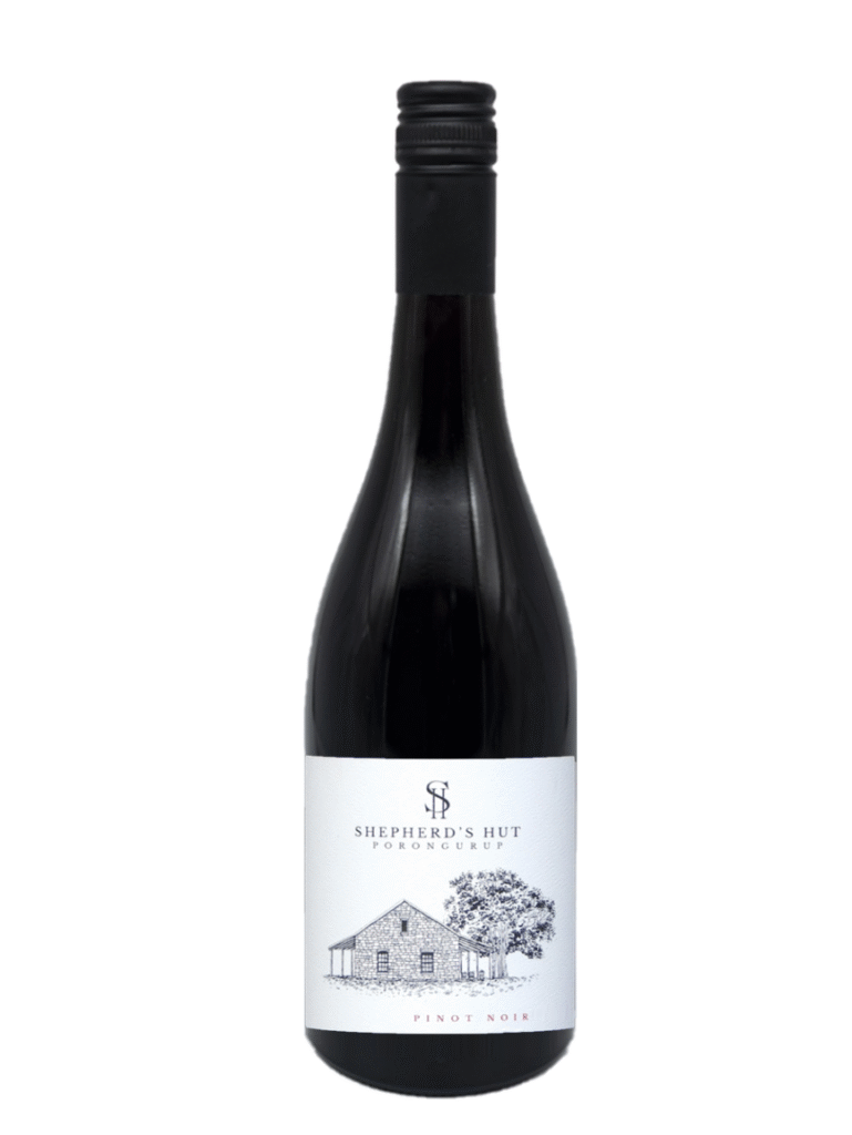 shepherd's hut pinot noir 2024 wine bottle