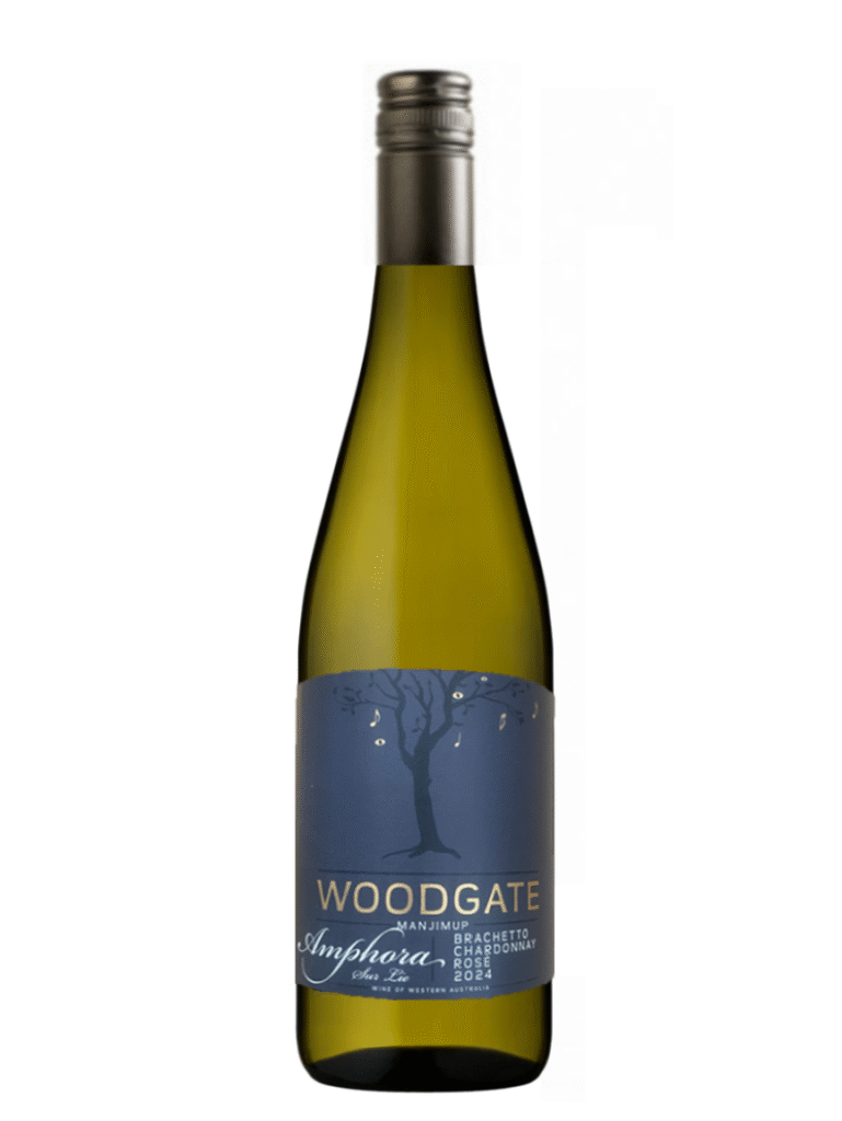 woodgate amphora rose wine bottle
