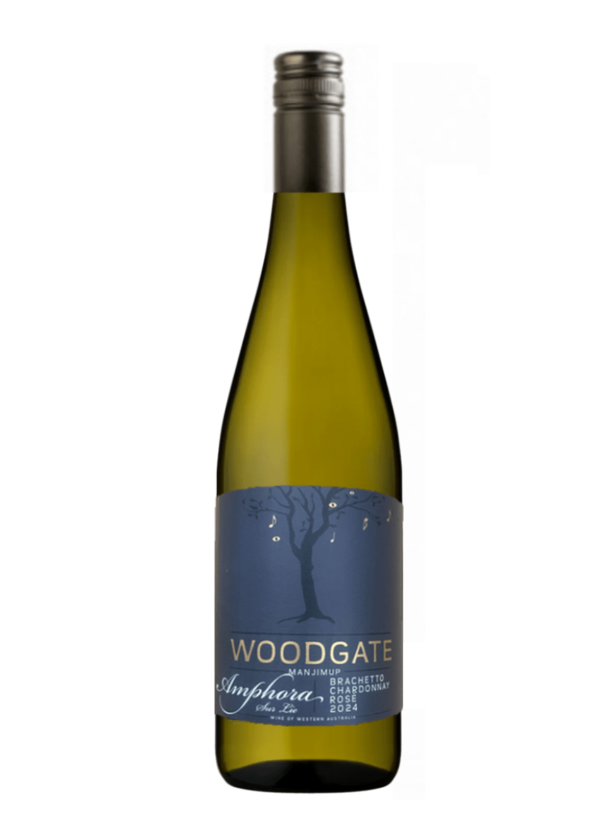 woodgate amphora rose wine bottle