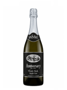 woody nook sparkling wine bottle