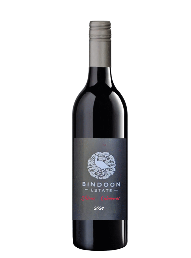 bindoon shiraz cabernet wine bottle.