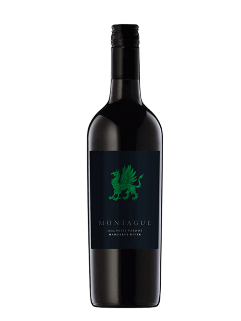 montague estate petit verdot wine bottle