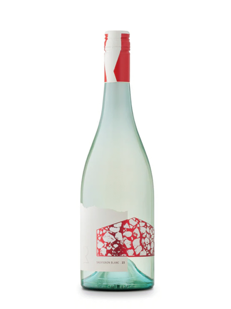 redshed estate sauvignon blanc wine bottle.
