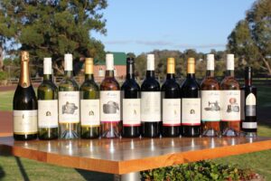 the wine selection from st aidan winery