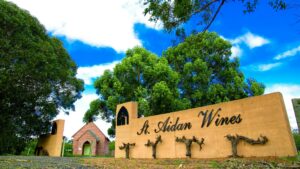 st aidan winery front driveway entrance