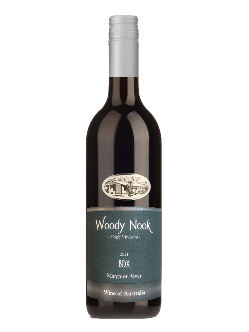 woody nook cab merlot bdx wine bottle