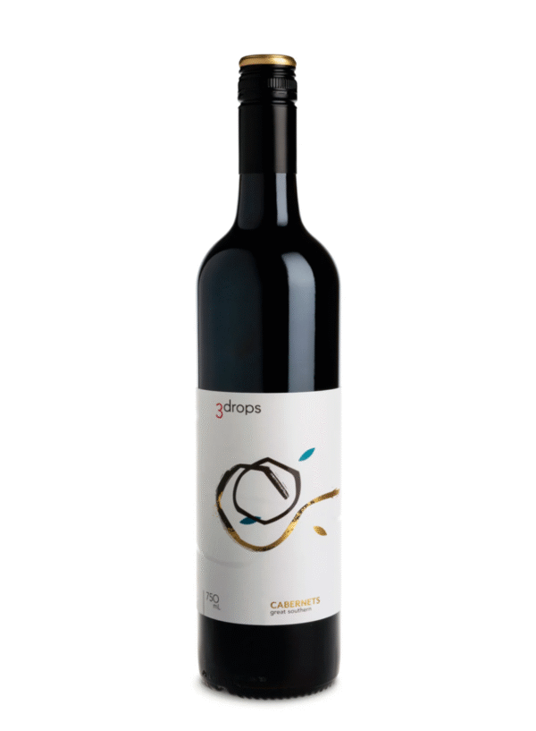 3 drops cabernets wine bottle
