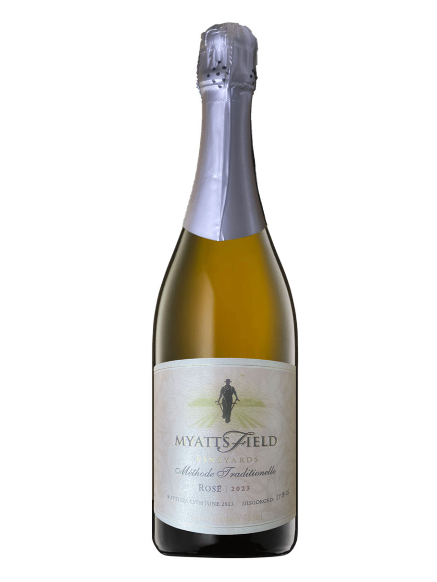 Myattsfield Sparkling Rose wine bottle, new 2023 release.