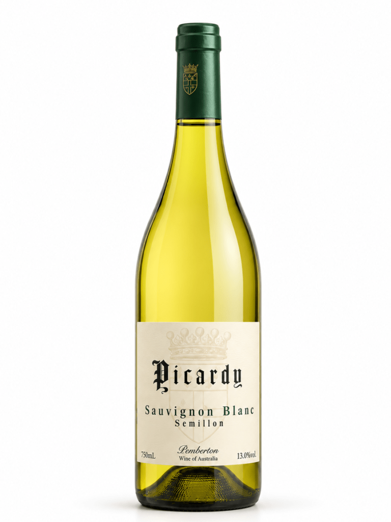 picardy sbs wine bottle, new 2026 vintage