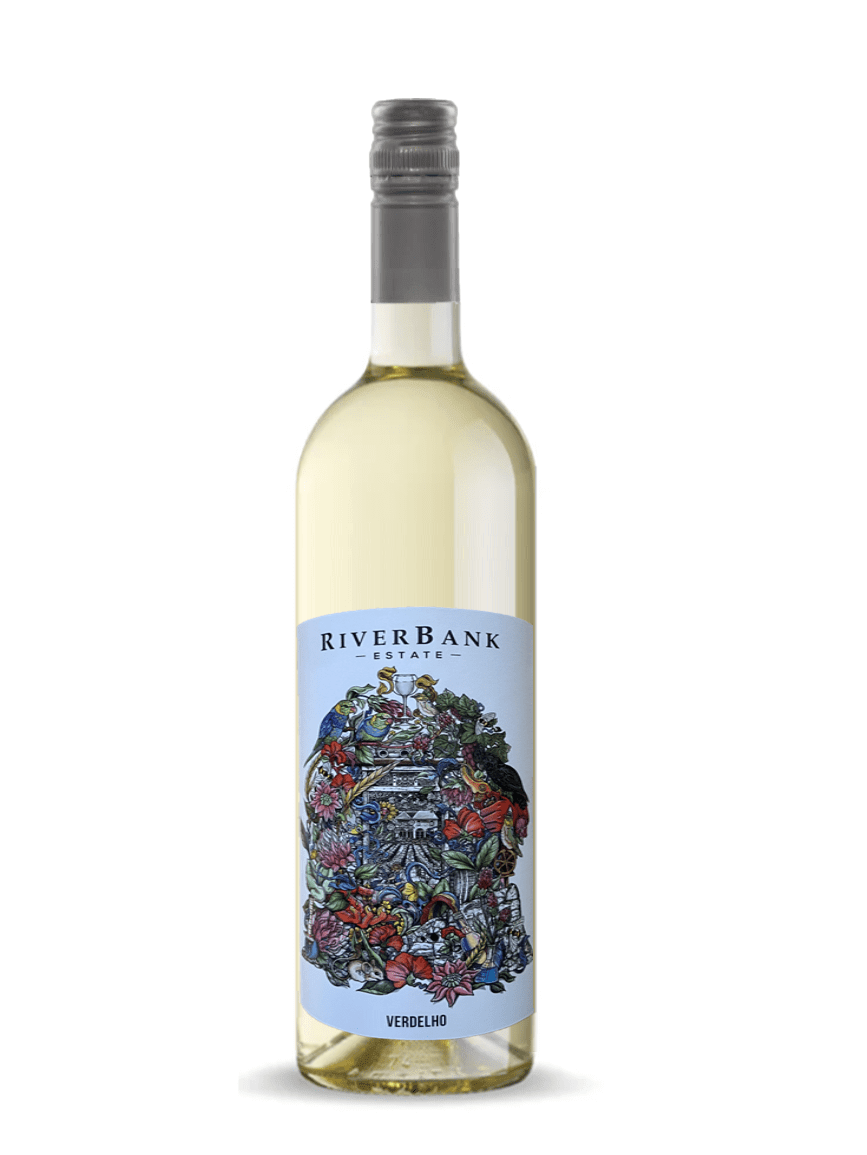 riverbank verdelho wine bottle