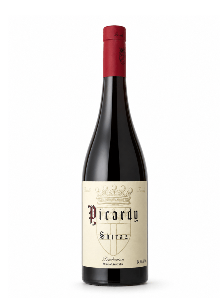 picardy shiraz wine bottle
