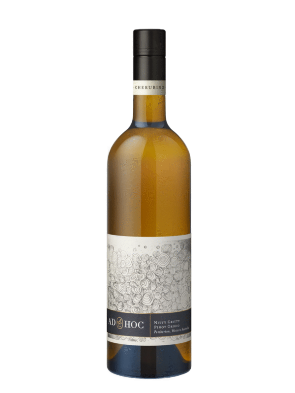 ad hoc nitty gritty pinot grigio wine bottle