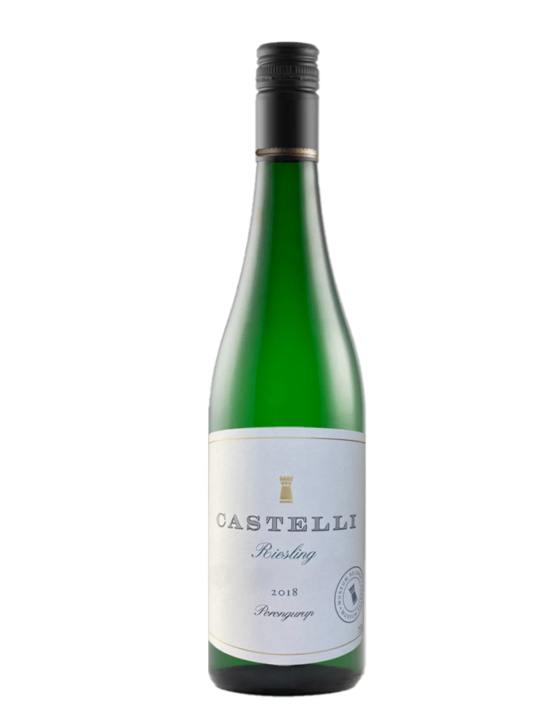 Castelli Estate riesling 2018 museum release wine bottle