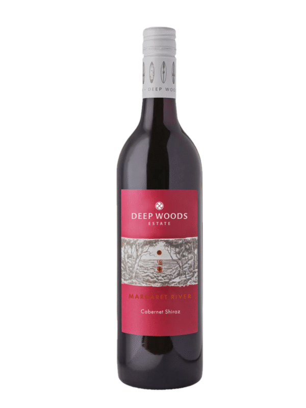deep woods margare river cabernet shiraz wine bottle