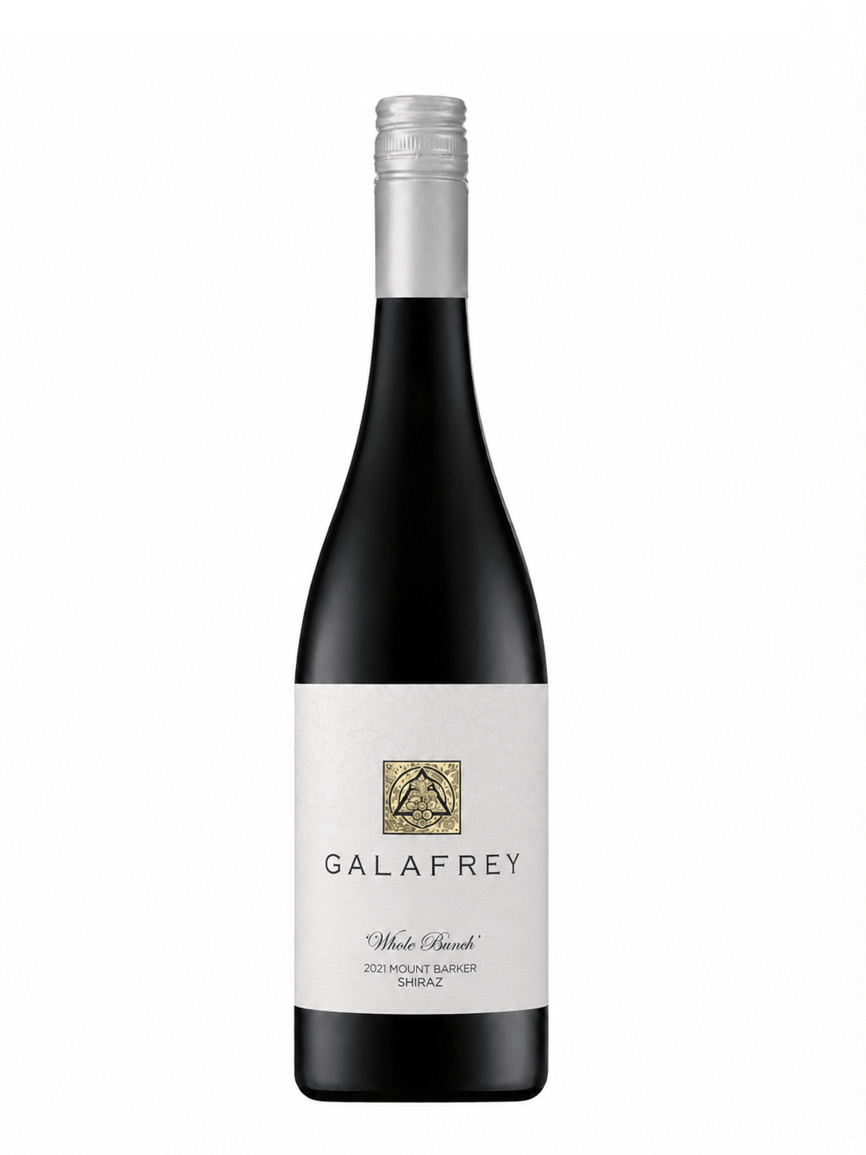 Galafrey whole bunch shiraz wine bottle