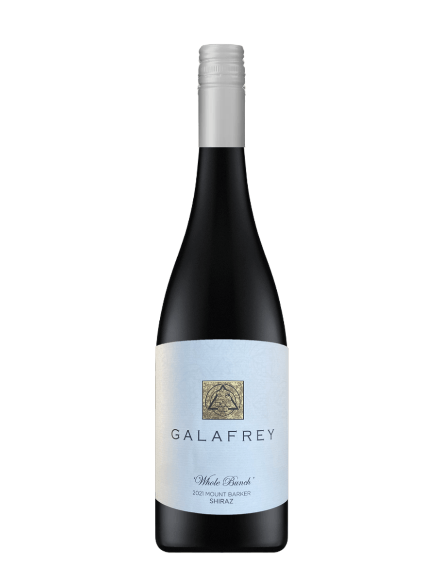 galafrey whole bunch shiraz wine bottle