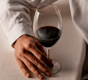 plumm red wine glass