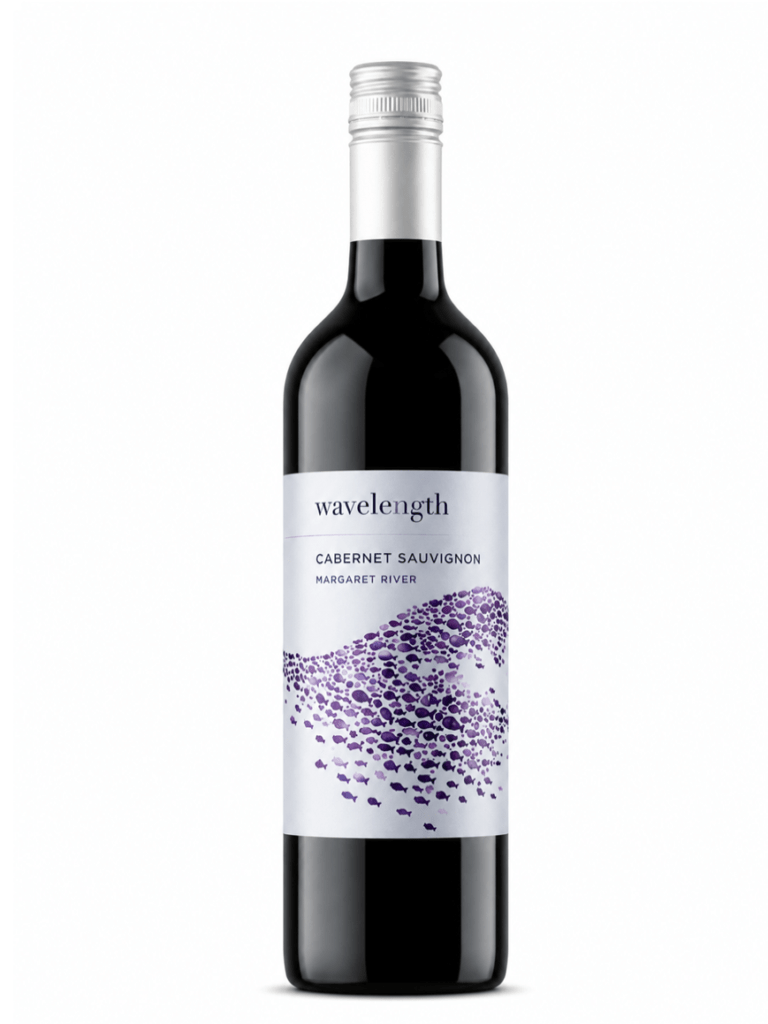 Wavelength Cabernet Sauvignon wine bottle
