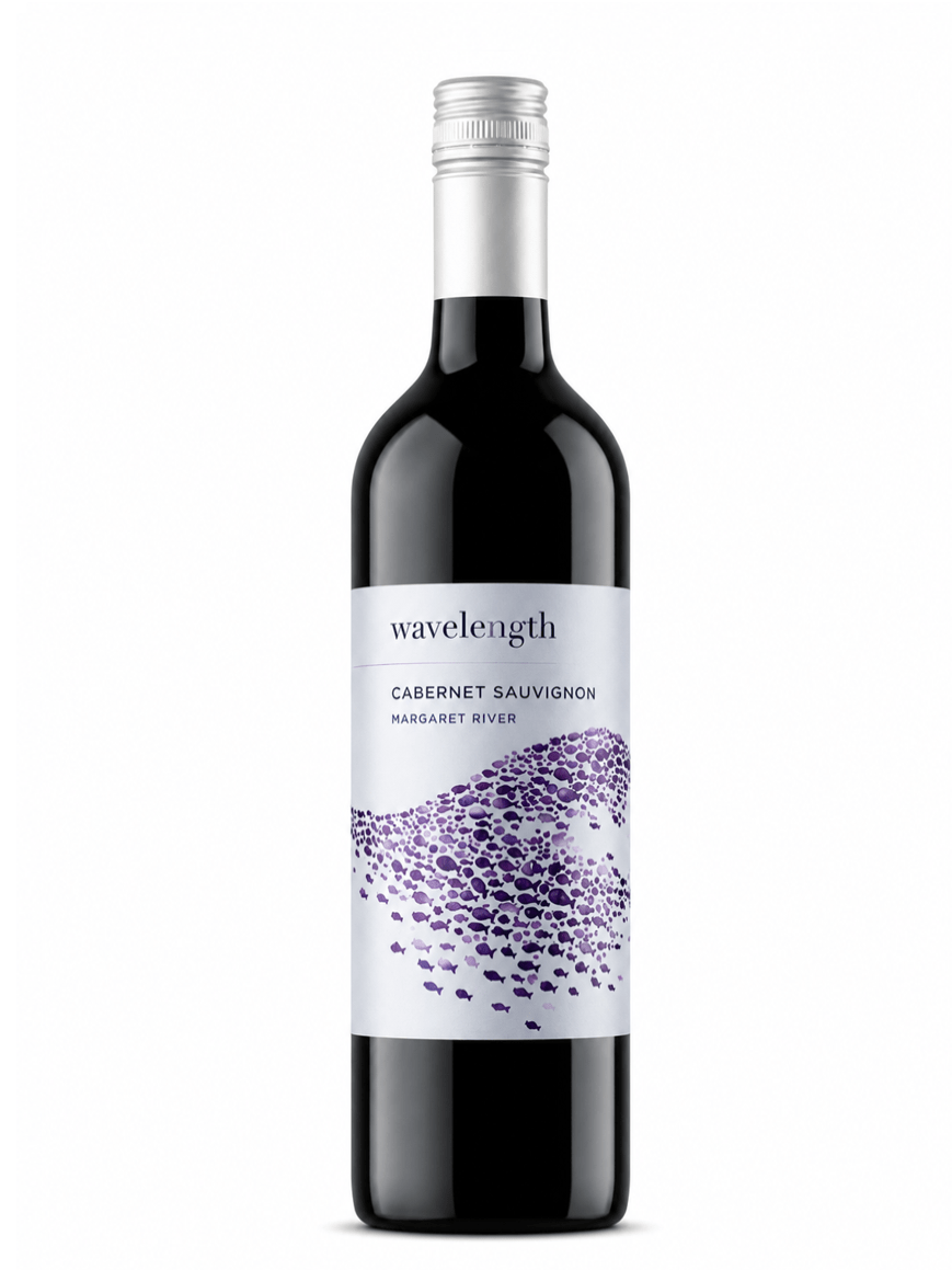 Wavelength Cabernet Sauvignon wine bottle