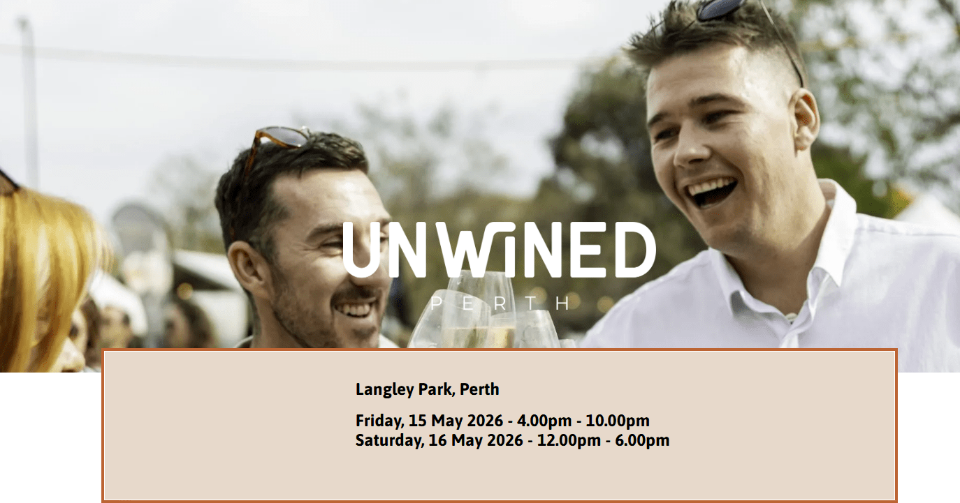 unwined perth 2026
