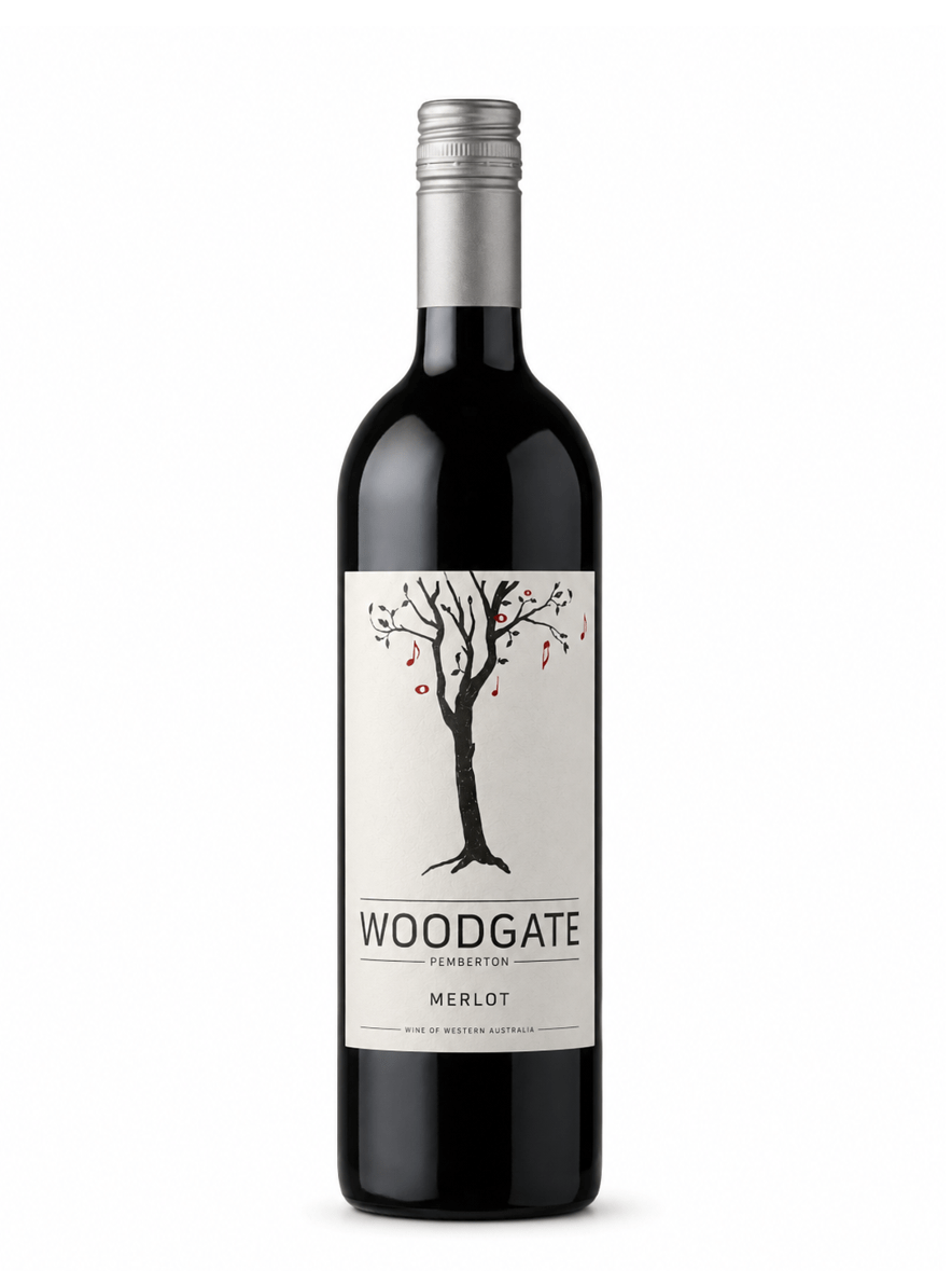 woodgate merlot wine bottle