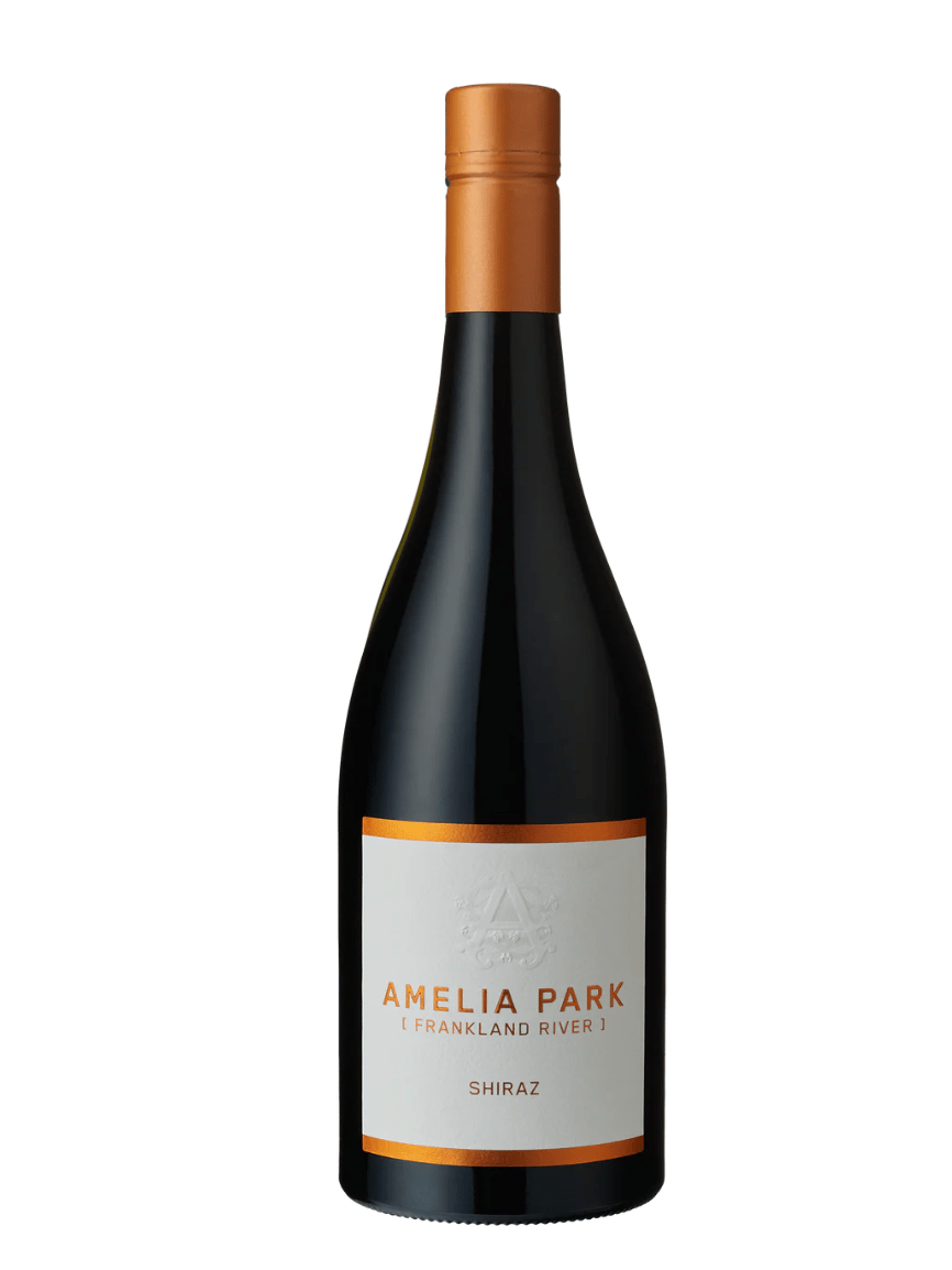 Amelia park shiraz wine bottle