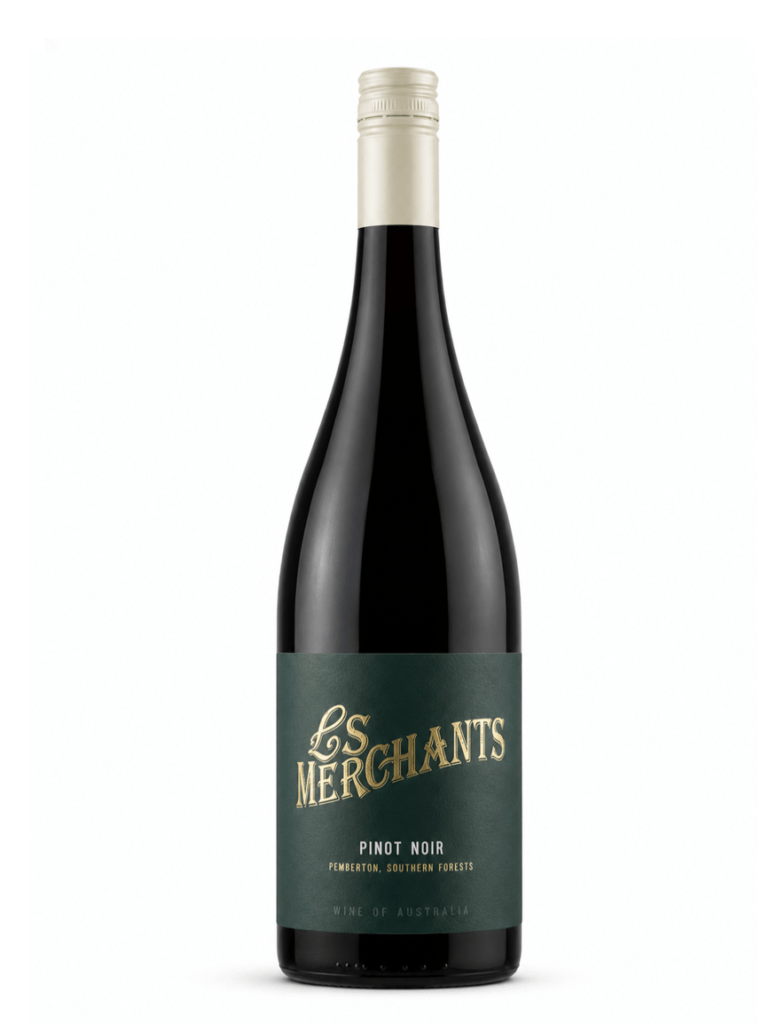 LS merchants pinor noir wine bottle