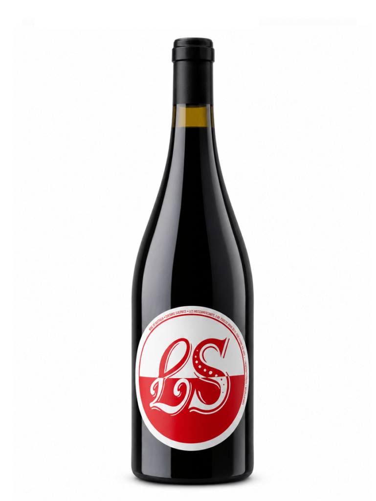 LS merchants red blend drank wine bottle