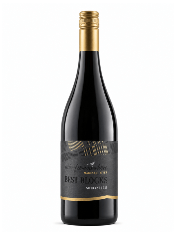 miles from nowhere best blocks shiraz wine bottle