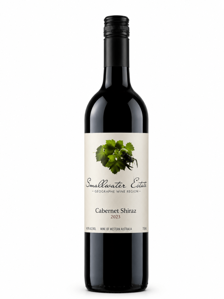 smallwater estate cabernet shiraz wine bottle