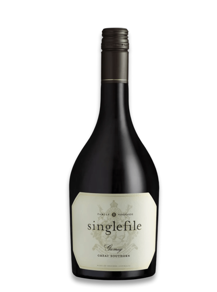 Singlefile great southern gamay wine bottle