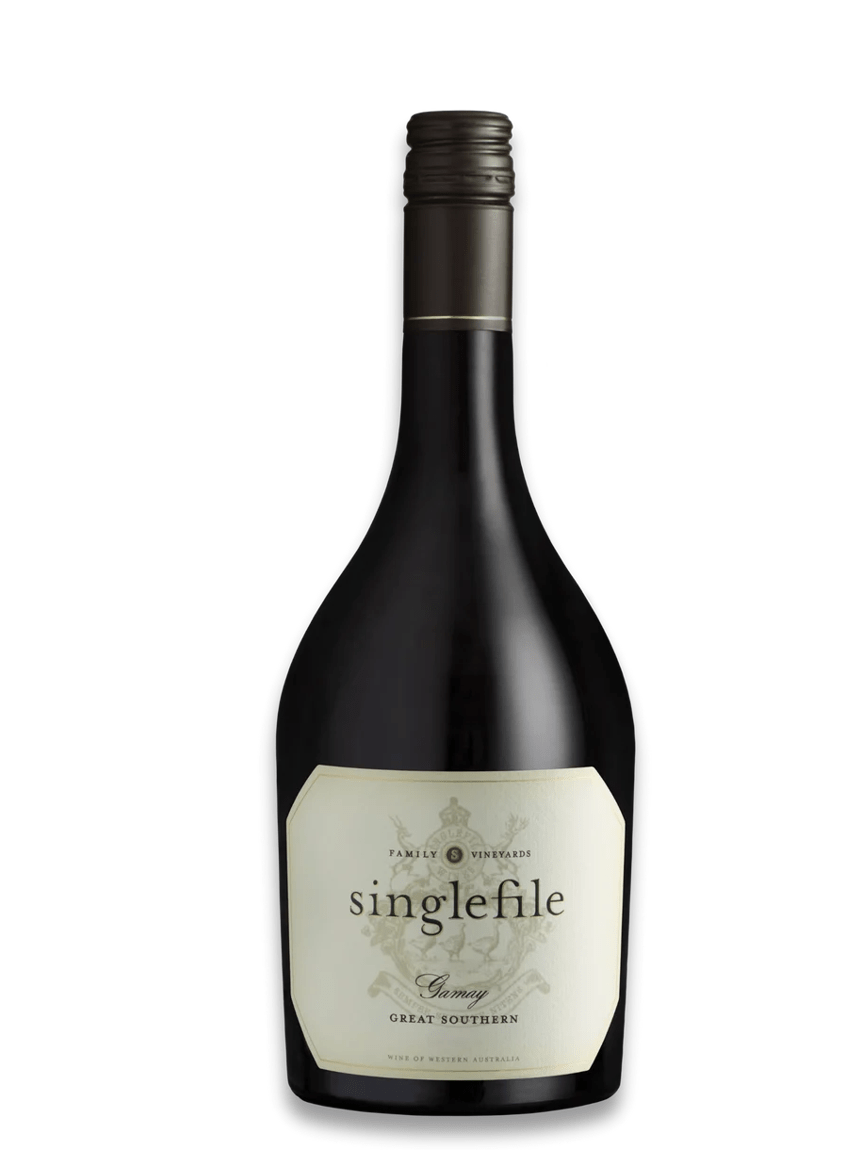 Singlefile great southern gamay wine bottle