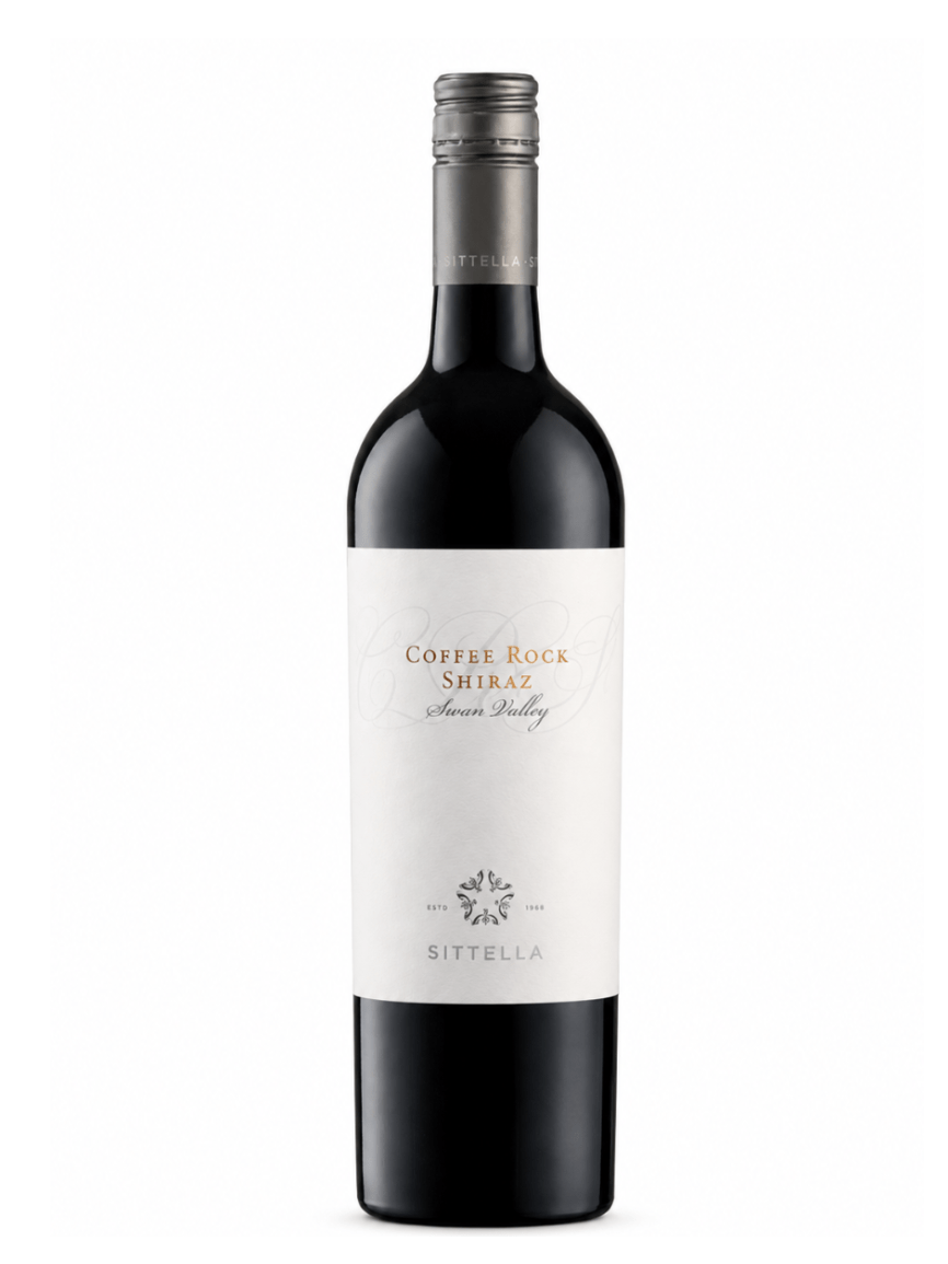sittella coffee rock shiraz wine bottle