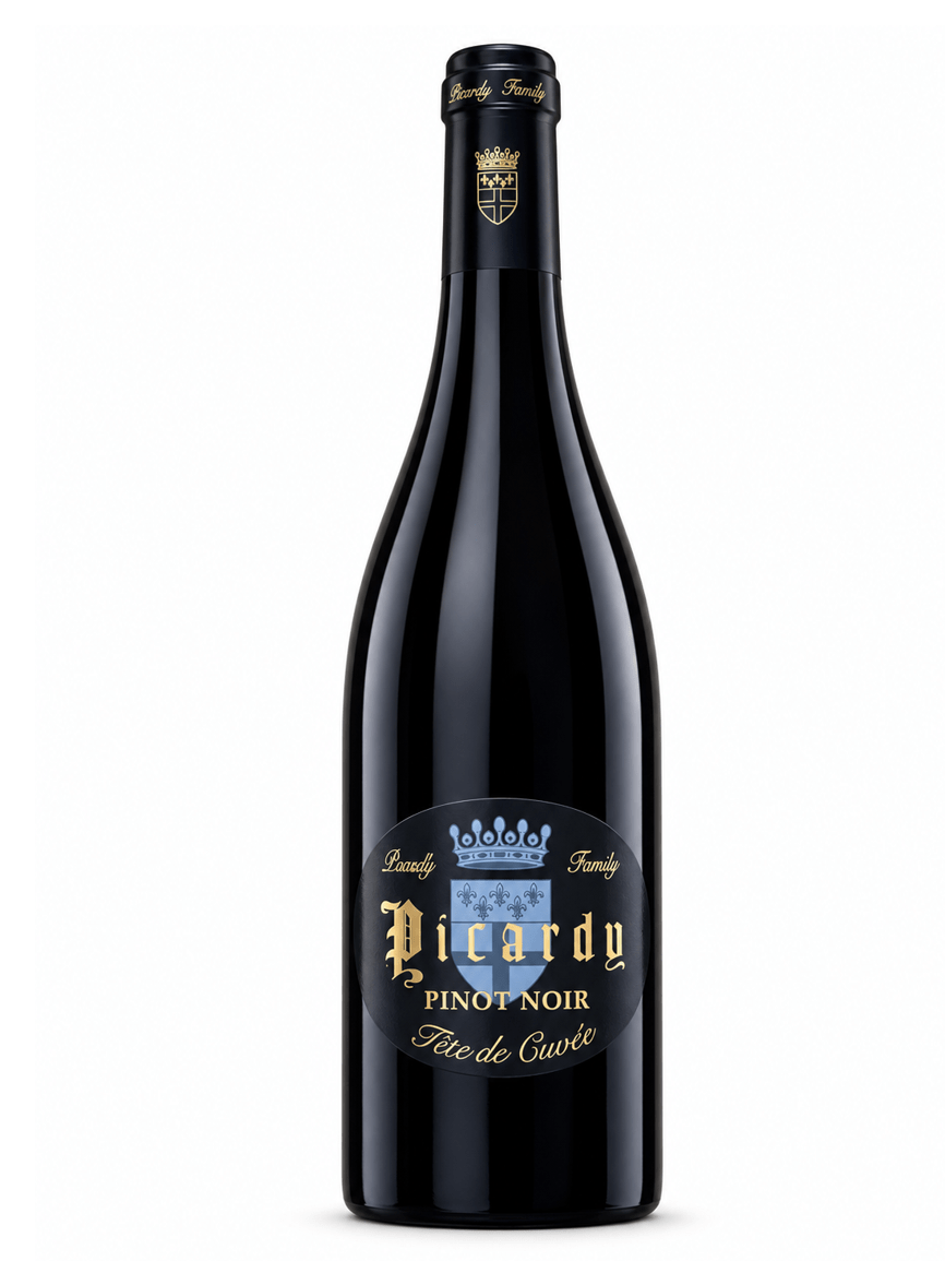Picardy Tete De Cuvee Pinot Noir wine bottle