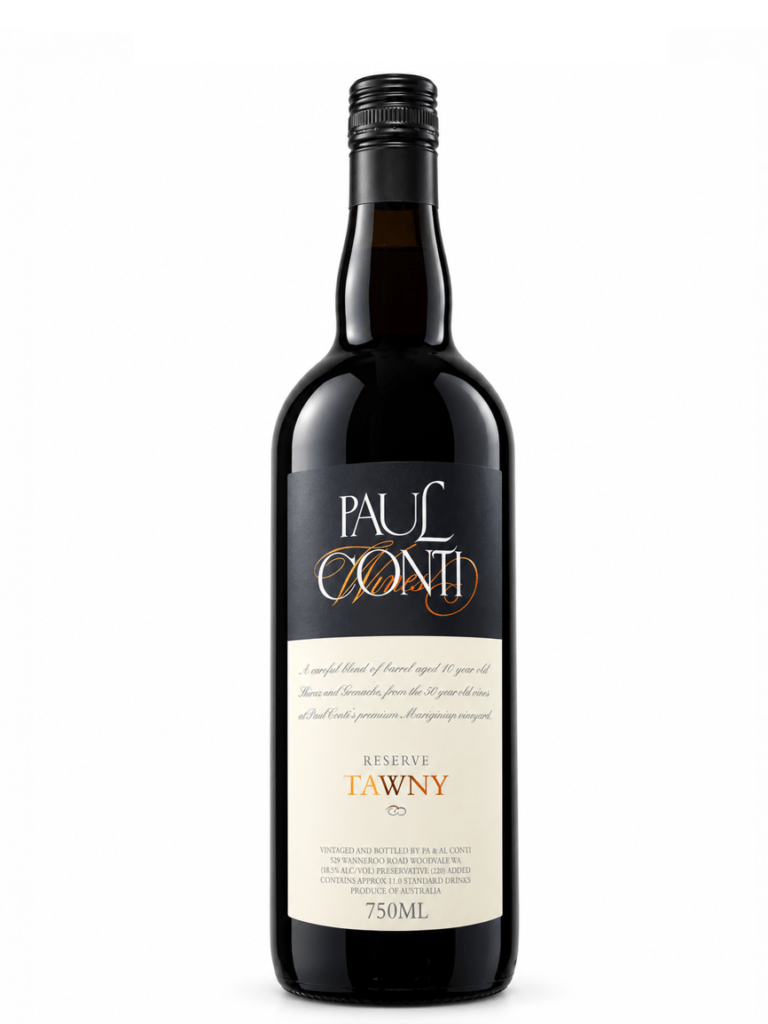 Paul conti reserve tawny port bottle