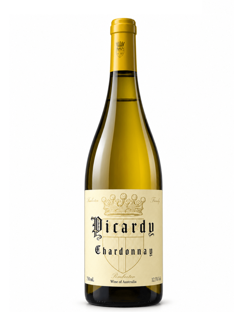 picardy chardonnay wine bottle